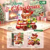 Serie de Árbol de Navidad de Papá Noel Muñeco de Dibujos Animados Modelo Adornos Bloques de Construcción de Micropartículas Juguetes Educativos de Ensamblaje Venta al por Mayor