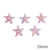 Cuentas de Estrella de Mar Ab con Galvanizado de Vidrio Hechas a Mano para Pulsera DIY Materiales para Joyería Bolsa para Pulseras Cuentas Sueltas Accesorios