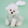 Suministros para Mascotas Camiseta de Manga Corta Estampado de Dibujos Animados Chaleco para Mascotas Cómodo y Transpirable Ropa Fina para Mascotas para Perros Pequeños y Medianos
