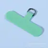 Parche de correa tejida para cordón de teléfono, morado rosa, correa tejida en forma de T, almohadilla con anillo D, clip para llaves de mochila, correa trasera para teléfono