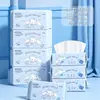Toalha de Algodão Macia com Padrão de Pérola Autenticada Sanrio Hello Kitty Toalha Descartável para Lavar o Rosto Desenho Animado Cinnamomum Dog Toalha Suavizante