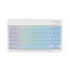 Teclado e Mouse Bluetooth Retroiluminados Adequados para iPad Tablet Teclado de Controle Maravilhoso 10 polegadas Luzes Coloridas Teclado Bluetooth Luminoso