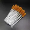 Suministro de Fábrica Cepillo Desechable para Pestañas Plata Cristalino Portátil Herramientas de Maquillaje para Pestañas Cepillo Desechable para Pestañas