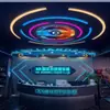Lámpara LED Forma de Arco Sala de Billar Pasillo Cafetería Internet Gimnasio Forma de Arco Centro Comercial Supermercado Lámpara Forma Estilo Industrial