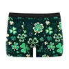 Roupa Íntima Masculina Série São Patrício Europeia e Americana Transfronteiriça Boxer Brief Casual Masculino com Estampa Digital 3D