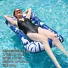 Nuevo producto transfronterizo: Sillón Inflable con Forma de Hoja Tropical, Cama Flotante Inflable, Entretenimiento para Piscina, Flotador Acuático Grueso para una Persona