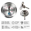 Termômetro industrial axial bimetálico tipo ponteiro de aço inoxidável para forno de churrasco, forno, disco de caldeira