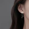 Pendientes de flores de nicho estilo coreano para mujer, moda exquisita, ligeros, de lujo, combinables, de alta gama, 2024, nueva moda
