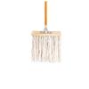 Mopa de Madera Clásica con Cabeza Ancha, Hilo de Algodón que No Suelta Pelusa, Mopa Absorbente, Uso Comercial, Mopa Grande para Polvo, Mopa de Cabeza Ancha