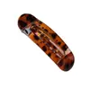 Pinza para el Cabello Vintage de PC con Estampado de Leopardo para Mujer, Pasador de Gama Alta para Recogidos en la Parte Trasera de la Cabeza, Pinza de Tiburón Accesorios para el Cabello, Pinza de Pico de Pato