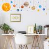 Zsz1027c sistema solar planeta cortina adesivos de parede quarto infantil sala de estar quarto adesivos de parede decorativos