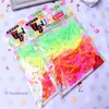 Manhã linha TPU saco grande descartável faixa de cabelo infantil elástico elástico colorido 2 yuan loja barraca de bijuterias fornecimento