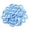 Fivela de Abertura em U de Acrílico Cor Macaron Fivela de Corrente Corrente com Ilhós Corrente para Máscara Conexão de Bolsa DIY Acessórios de Joia