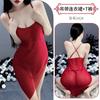 Lingerie sexy sexy estilingue camisola perspectiva quente fino não- decolagem pijamas paixão puro desejo pequeno peito uniforme 2424