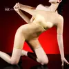 Body Hua Yu ultradelgado brillante transparente de manga corta 5D con aceite de caballo, sin entrepierna, para hombres y mujeres, talla grande, medias sexy transparentes abiertas en la entrepierna