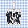 Babymonster Lee Cha-In Shin Hye-Yeon Etiqueta de Equipaje Colgante para Mochila Cadena Colgante Decoración Etiqueta Colgante Merchandising
