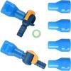 Kit de Boquilla de Silicona Conector de Bolsa de Agua de Venta Caliente Multicolor Multiconjunto Accesorios para Bolsa de Agua para Ciclismo Universal