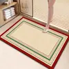 Alfombrilla de baño, alfombrilla antideslizante absorbente de agua para pies para inodoro, alfombra de secado rápido para la entrada del inodoro, tierra de diatomeas al por mayor transfronteriza
