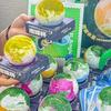 Nova garrafa de terra transparente descartável para pet, leite com chá, garrafa plástica, garrafa criativa para suco e bebidas com tampa e logo