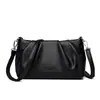 Bolsas Femininas Transfronteiriças 2026 Novo Modelo Urbano Simples Moda Corrente Plissada Bolsa de Ombro Único Transversal Bolsa de Axila Bolsa Quadrada Pequena Atacado