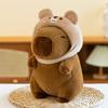 Pelúcia Popular de Capivara com Capuz, Boneca de Capivara Feia-Fofa, Presente Atacado do Fabricante, Boneca de Máquina de Garra, Transfronteiriço