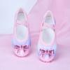 Zapatos de Baile Nuevos para Niñas Lindos Suela Suave Práctica Ballet Cuerpo Zapatos Garra de Gato Bebé Actuación Escénica Brillantes 8001
