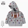 [Al por mayor] Sudadera con capucha corta nueva para primavera y otoño, material de algodón, deportiva, con cremallera, para niños, exportación transfronteriza