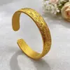 Pulsera de loto estilo chino con inscripciones auspiciosas, diseño abierto, retro y elegante, sensación de alta gama, pulsera abierta ancha de aleación de loto, venta al por mayor