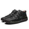 Botas Martin de caña alta nuevas para Otoño e Invierno, Botines cortos hechos a mano en la punta para Hombre, Botas para Hombre de talla grande para Comercio Exterior, con forro polar para Exteriores