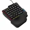 Teclado Mecánico de Una Mano Sk58 con Sensación Mecánica Pubg Throne Teclado y Ratón Set Periférico para Juegos Móviles Al Por Mayor Teclado de Una Mano