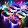 Pulsera LED Luminosa Nueva al por Mayor Accesorios de Ambiente de Apoyo para Conciertos Evento de Festival de Música Pulsera Fluorescente de Colores
