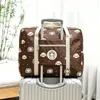 Bolsa de armazenamento para bagagem pode ser pendurada em um carrinho, adequada para viagens de negócios e viagens ao ar livre, grande capacidade para organizar roupas, bolsa de armazenamento à prova d'água e à prova de umidade