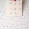 Novas e estilosas decorações de arte para unhas em formato de pétala de cristal de gelo, flores translúcidas tridimensionais de cinco pétalas, ornamentos de flores de resina multicoloridos misturados