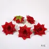Novo Wrap Flor Artificial Material Flor Folha Pontiaguda Flor Rosa Cabeça Flor Falsa DIY Acessórios de Cabelo Grampo de Cabelo Acessórios de Flor