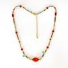 Nuevo collar de cuentas de estilo chino con nicho nacional, cadena de clavícula de ágata de piedra natural vintage, pulsera estilo Ins para mujer