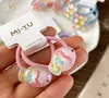 Elásticos de Cabelo Infantis Conjunto Coreano Atacado DIY Desenho Animado Fofo Elásticos de Cabelo Que Não Danificam o Cabelo Acessórios de Cabelo de Princesa Cordas de Cabelo