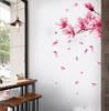 Fan Xi pegatinas de pared pintadas con aerosol ramas pétalos de flor de durazno marchitos hogar sofá pared de fondo pintura removible FX64039