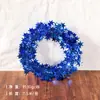 Fita de guirlanda pentagrama de arame 7,5mm Pingente de Natal Decoração de Natal Fabricante DIY