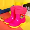 Botas de Lluvia para Niños Antideslizantes Suela Suave Lindo Dibujo Animado de Dinosaurio Forradas de Felpa Cálidas Extraíbles Botas de Lluvia para Hombres, Mujeres, Niños de Edad Media y Mayores