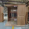 Sala de sauna tradicional, sala de vapor grande, sala de ondas de luz externa, sala de espectro, sala de energia, sala de sauna a lenha, aquecimento a lenha