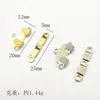 No se oxidan fácilmente y no se deforman fácilmente gancho cosido a mano para pantalones gancho para falda hebilla ajustadora para accesorios de pantalones