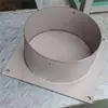 Base de Poste Redonda Anti-Corrosão de Aço Inoxidável Espessado para Treliça de Uva de Madeira do Fabricante com Parafusos de Montagem e Outros Acessórios