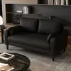 Sofá moderno minimalista de luxo leve para casa, escritório, hotel, apartamento, pousada e loja, disponível em opções de dois e três lugares com design de orelha de elefante