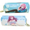 Estuche con Cremallera de Anime Estuche para Lápices Wen Hao Perro Salvaje Hermosa Chica Guerrero Dragon Ball Hombre Motosierra JOJO Qi