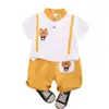 Conjunto de Ropa para Niños Niños, Nuevo Estilo Verano 2024, Atuendos Modernos de Manga Corta para Niños, Ropa de Verano para Bebés Niños