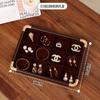 Caja de Almacenamiento para Pulseras Wenwan 2025 Estilo Nuevo Cuentas de Buda Pulsera de Jade Alta Gama Exquisita Caja de Joyería de Madera Maciza de Alta Gama