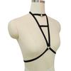 Vestuário Semelhante ao Bambu E-commerce Transfronteiriço Lingerie com Decote Halter e Lindo Design nas Costas e Lingerie Erótica com Tiras Vazadas O0759