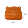 Tabla de cortar cuadrada de bambú Bambú entero Hogar Cocina Dormitorio Dormitorio Simple Engrosada Portátil Ultrapequeña Tabla para frutas Sin otros