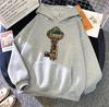 Moda Transfronteriza 2025 Nueva Ropa para Hombre y Mujer Sudadera con Tema Palestina-Israel Otoño e Invierno Talla Grande Color Sólido Sudadera con Capucha Holgada Casual