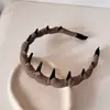 Tiara Ondulada Estilo Coreano para Mulheres 2026 Novo Modelo Tiara de Coroa Alta com Dentes para Lavar o Rosto, Tiara de Tecido Antiderrapante Acessório de Cabelo